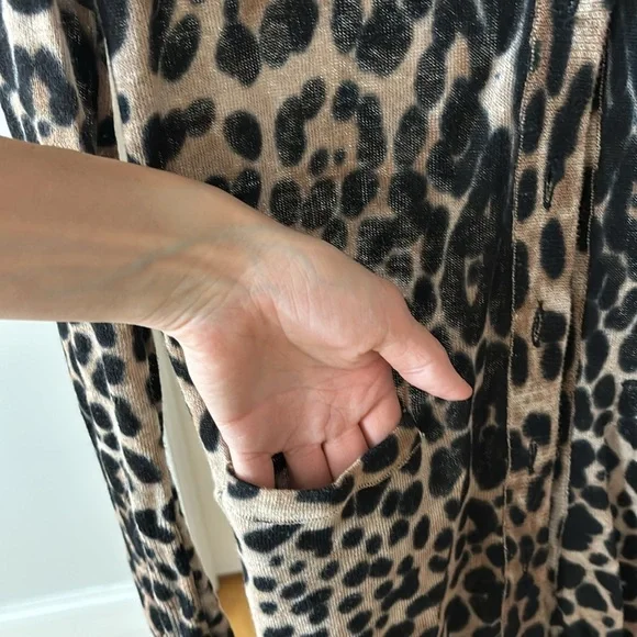 Cheetah leopard cardigan - Picture 2 of 3